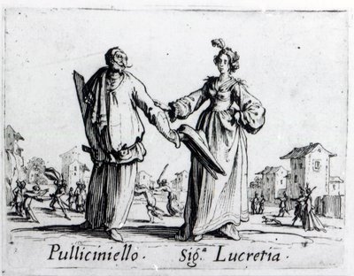 Balli de Sfessania, c.1622 by Jacques Callot